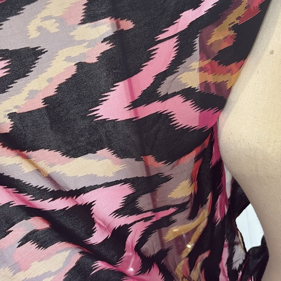 Pink and Black Fringe Sweater - Picture 10 of 10